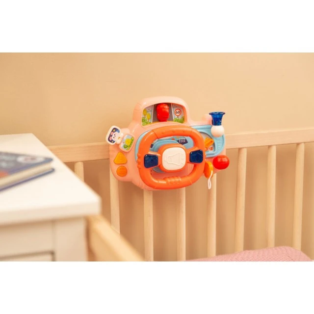 Εκπαιδευτικό Αγωνιστικό Τιμόνι Ροζ Caretero Toyz