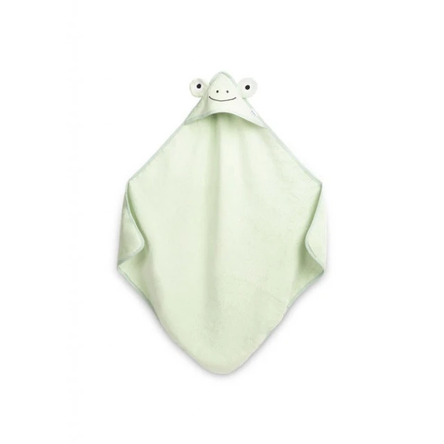 Πετσέτα μπάνιου Frog 90x90cm Πράσινη 100% Βαμβάκι