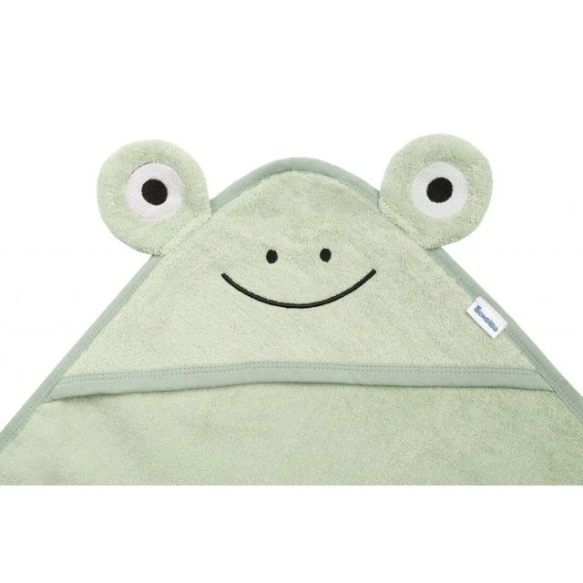 Πετσέτα μπάνιου Frog 90x90cm Πράσινη 100% Βαμβάκι