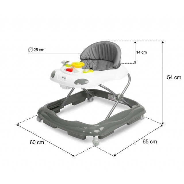 Περπατούρα Cario Graphite Caretero Toyz