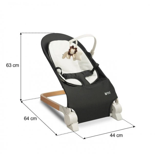Ξαπλώστρα Bouncer Pine Black Caretero