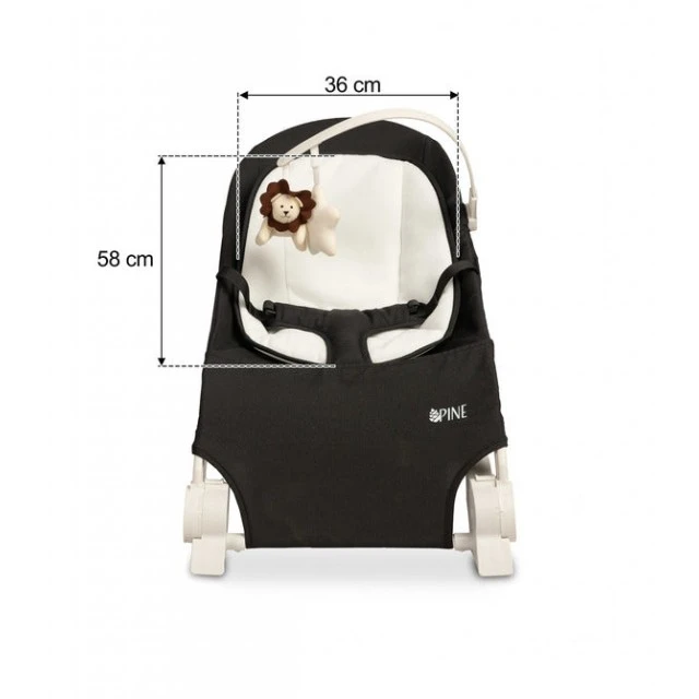 Ξαπλώστρα Bouncer Pine Black Caretero