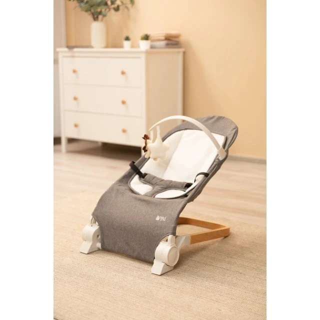 Chaise lounge Bouncer Pine Grey Caretero
