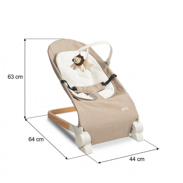 Lounger Bouncer Pine Brown Caretero