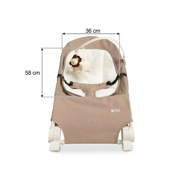 Lounger Bouncer Pine Brown Caretero