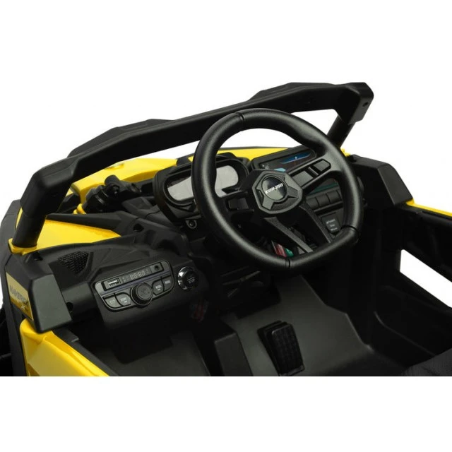 Επαναφορτιζόμενο τζιπ Maverick κίτρινο Caretero Toyz ATV/buggy