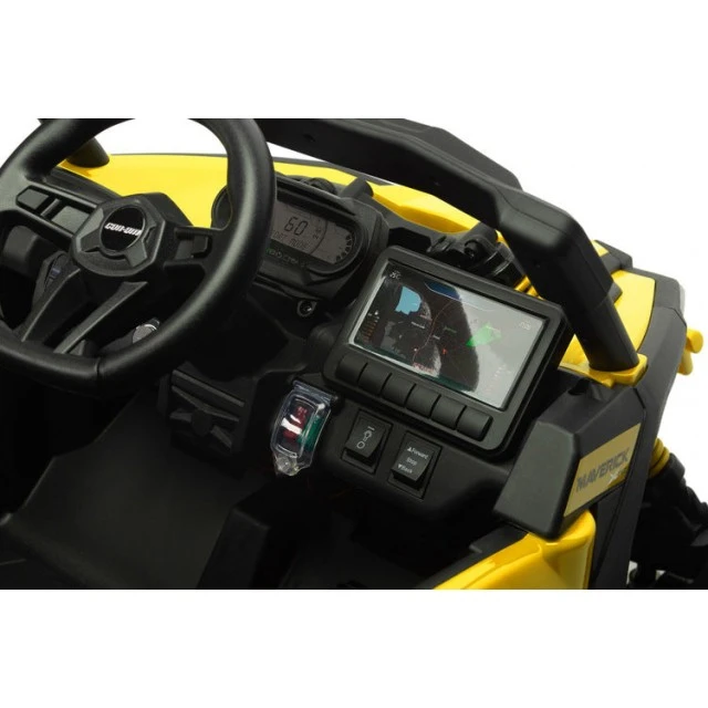 Επαναφορτιζόμενο τζιπ Maverick κίτρινο Caretero Toyz ATV/buggy