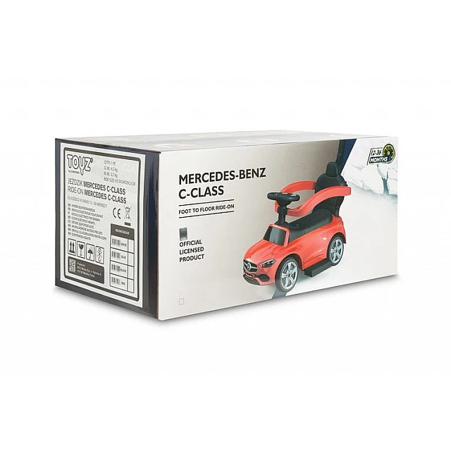 Mercedes C-Class Ride-On Λευκό Caretero Toyz