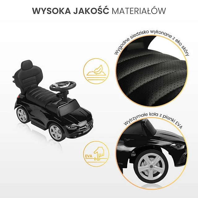Mercedes C-Class Ride-On Λευκό Caretero Toyz