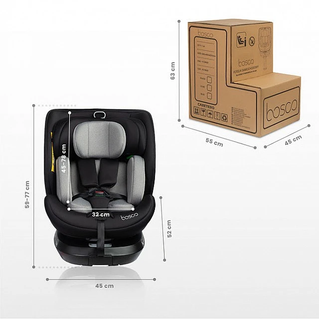 Κάθισμα αυτοκινήτου Bosco I-Size Olive (40-150cm) Caretero