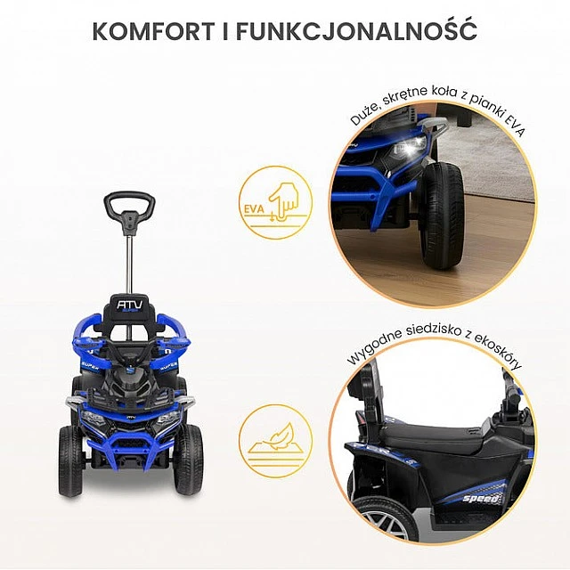 Atv Movix Παιχνίδι Ιππασίας για Κόκκινο Caretero Toyz