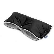 Μανίκια καροτσιού Minky Black Sensillo