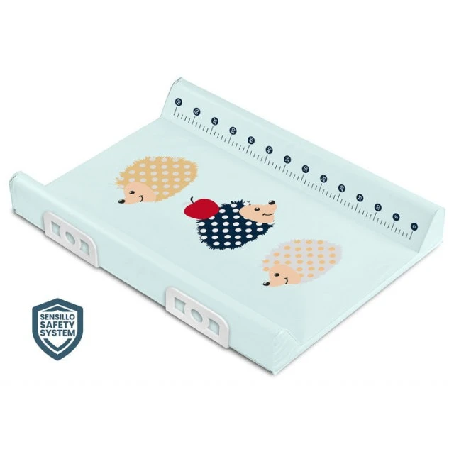 Πατάκι αλλαγής με σύστημα ασφαλείας Hedgehogs Mint 70cm Sensillo