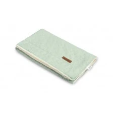 Κουβέρτα με Δαντέλα Και Λούτρινο 80x100cm Μέντα