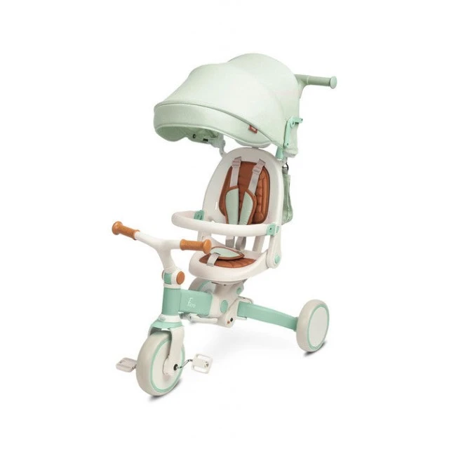 Τρίκυκλο και τροχός ζυγοστάθμισης 2in1 Faro Green Caretero Toyz