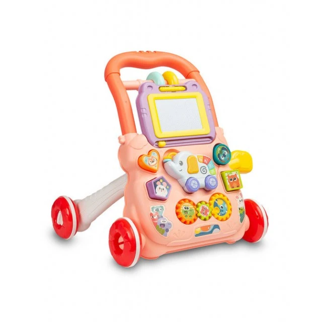 Εκπαιδευτικό περπατούρι Zoo Pusher Pink Caretero Toyz