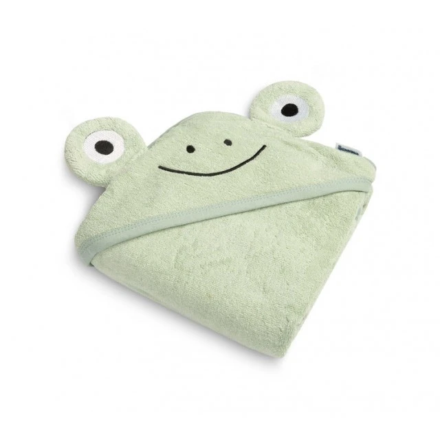 Πετσέτα μπάνιου Frog 90x90cm Πράσινη 100% Βαμβάκι
