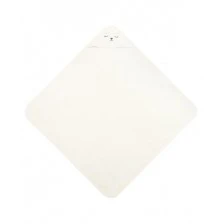 Πετσέτα μωρού με κουκούλα Bathfriends 100X100 Αρκουδάκι Λευκό Sensillo