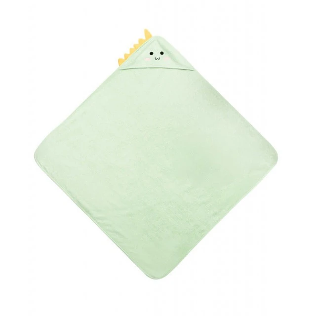Πετσέτα μωρού Bathfriends με κουκούλα 100X100 Dino Mint Sensillo