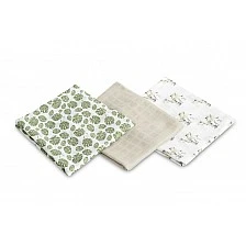 Πάνες Μπαμπού σε συσκευασία των 3 σε χρώμα Elephant Grey 70X80 Sensillo