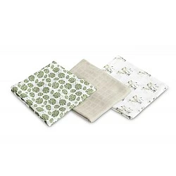 Πάνες Μπαμπού σε συσκευασία των 3 σε χρώμα Elephant Grey 70X80 Sensillo