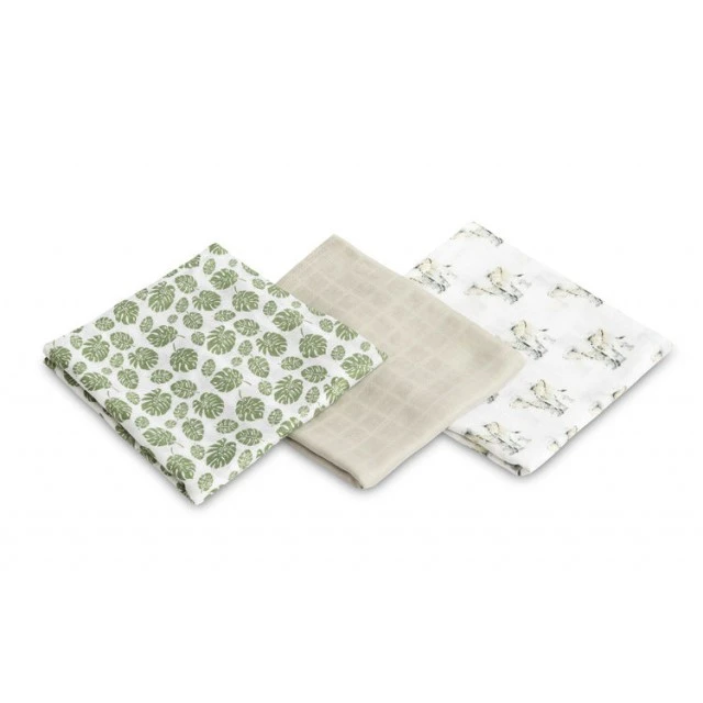 Πάνες Μπαμπού σε συσκευασία των 3 σε χρώμα Elephant Grey 70X80 Sensillo