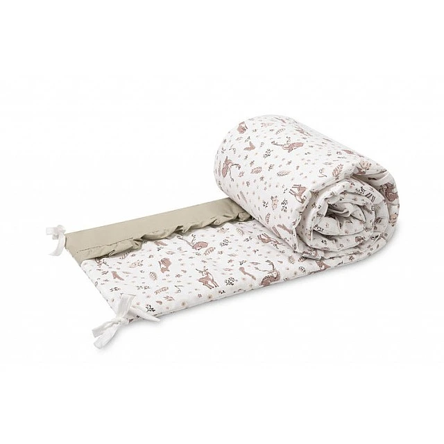 Προφυλακτήρας κρεβατιού μωρού Forest Beige 180x30 Sensillo