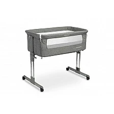 Παρκοκρέβατο Next To Me Sleep2Gether Graphite Caretero