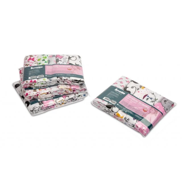 Πάνες Tetra Cotton για Κορίτσι - 5 Τεμάχια 70X80 Sensillo