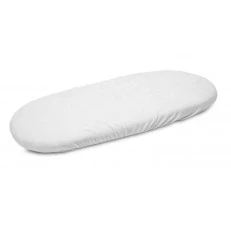 Βαμβακερό Σεντόνι για Καρότσι Πετσέτα 75X35cm Λευκό Sensillo