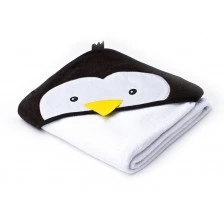 Πετσέτα μπάνιου Πιγκουίνος Water Friends Λευκή