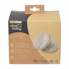 Επιθέματα στήθους 56 τεμ. Για Μονή Χρήση Ultra Comfort Vital Baby