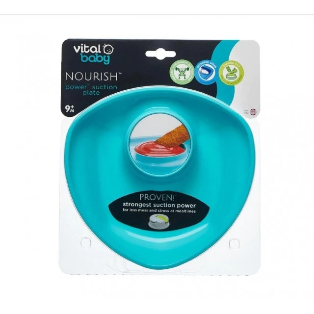 Παιδικό πιάτο με Vacuum Green Vital Baby