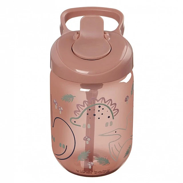 EarthSmart Vital Baby Κύπελλο με καλαμάκι που δεν χύνεται 350 ml, φράουλα
