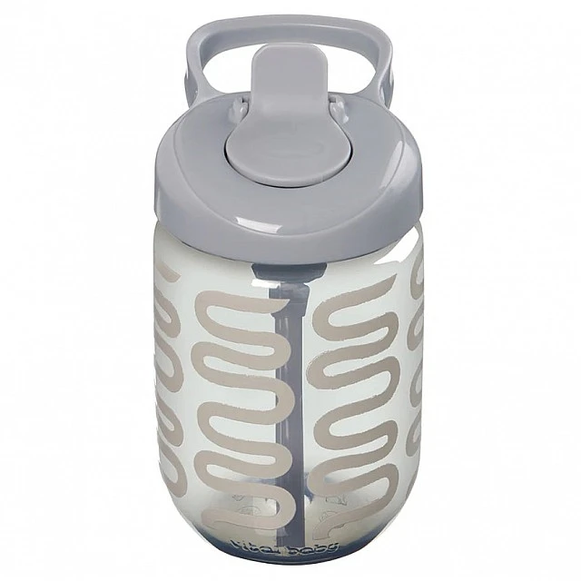 Κύπελλο EarthSmart Vital Baby Non-Spill με καλαμάκι 350 ml γκρι