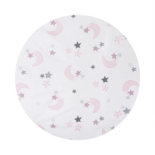 Λευκό/Ροζ Σετ Luna Mini Playpen