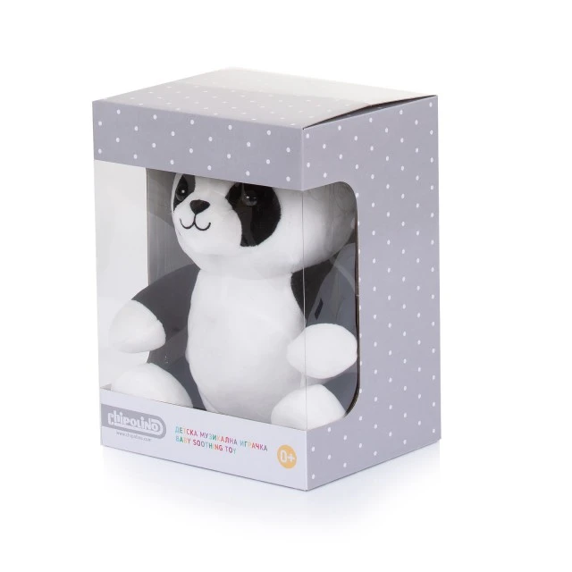 Λούτρινο παιχνίδι μουσικής Panda/φωτιστικό