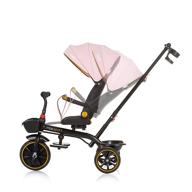 Τρίκυκλο με κουβούκλιο Max Sport flamingo