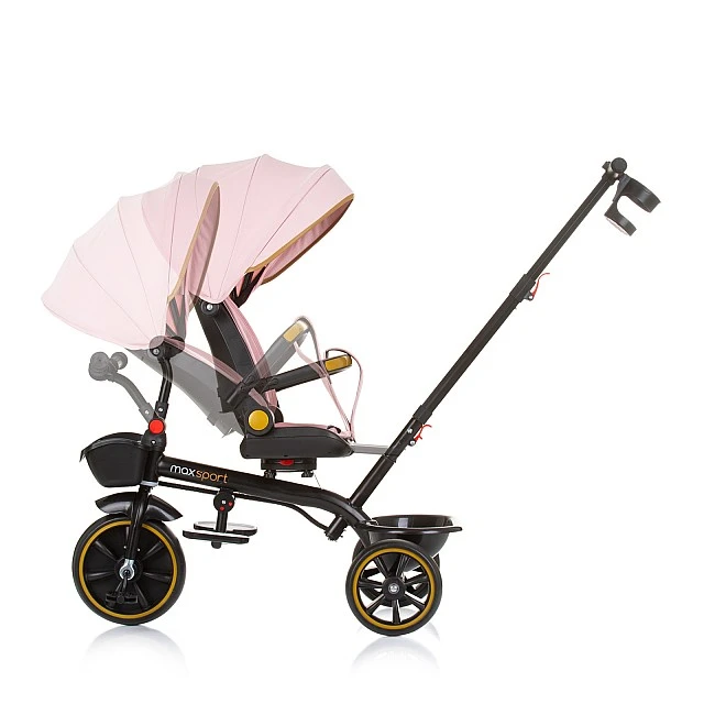 Τρίκυκλο με κουβούκλιο Max Sport flamingo