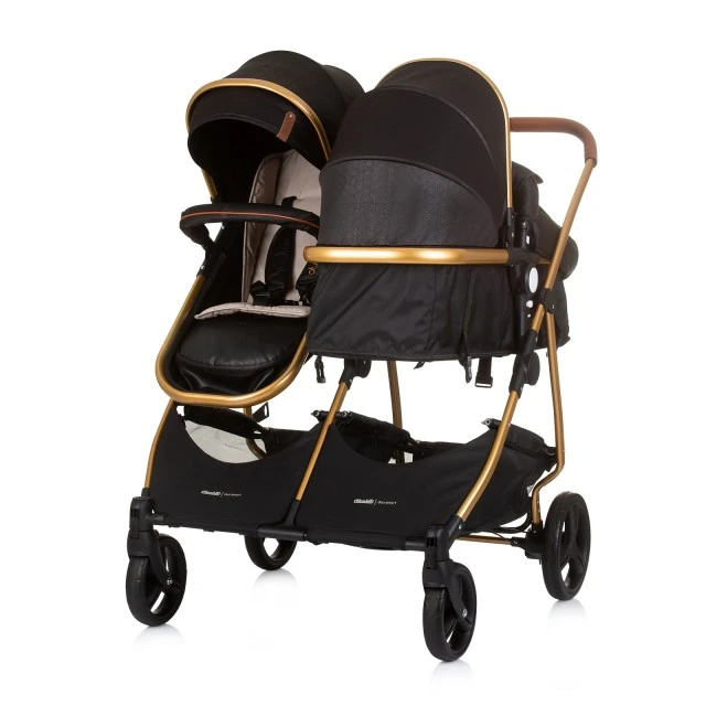 Δίδυμο καρότσι DuoSmart Obsidian/Gold