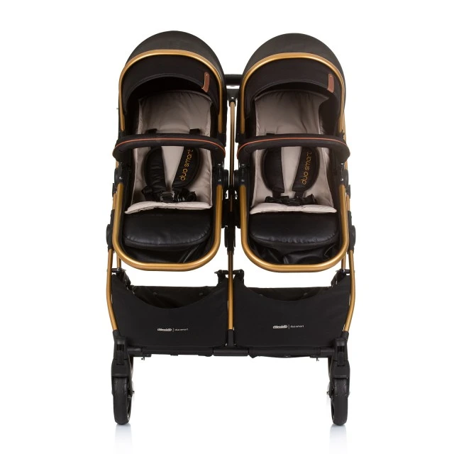 Δίδυμο καρότσι DuoSmart Obsidian/Gold