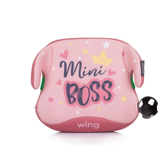 Столче за кола ISOFIX 125-150cm WING розово