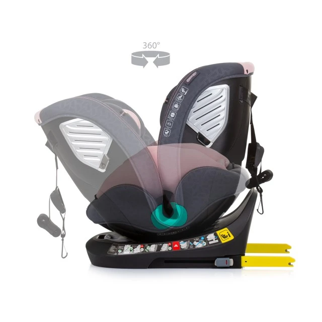 Παιδικό κάθισμα αυτοκινήτου 360 I-size 40-150 SUPREME φλαμίνγκο