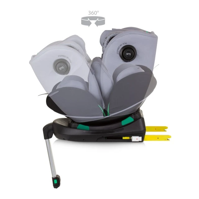 Παιδικό κάθισμα αυτοκινήτου 360 I-size 40-150 OLYMPUS γκρι