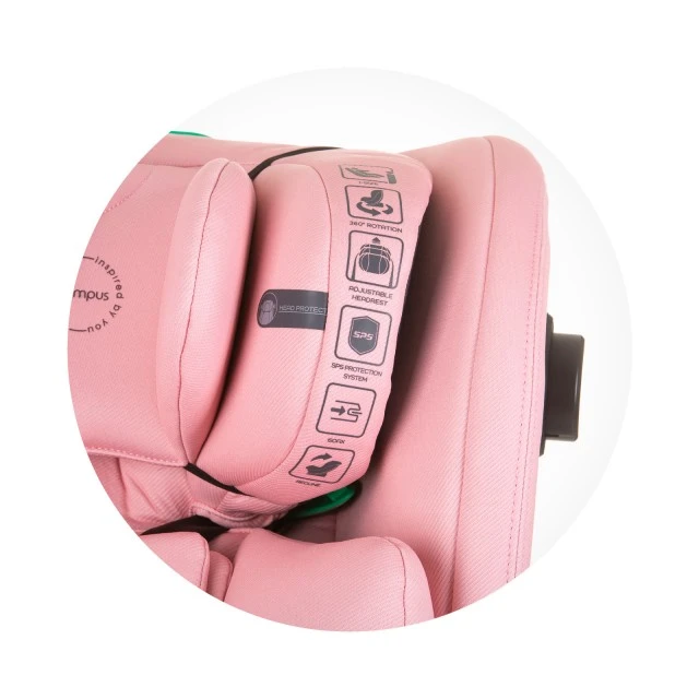 Столче за кола 360 I-size 40-150 ОЛИМПУС фламин