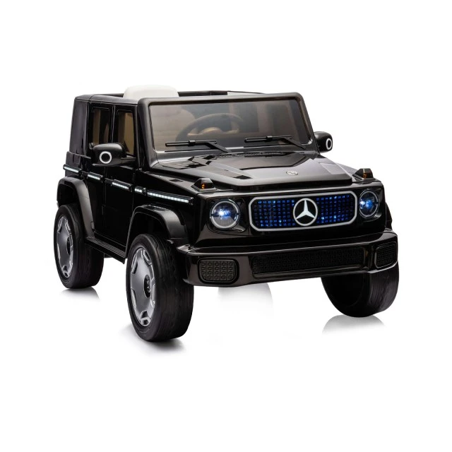 Ηλεκτροκίνητο τζιπ Mercedes EQG μαύρο EVA, δερμάτινο