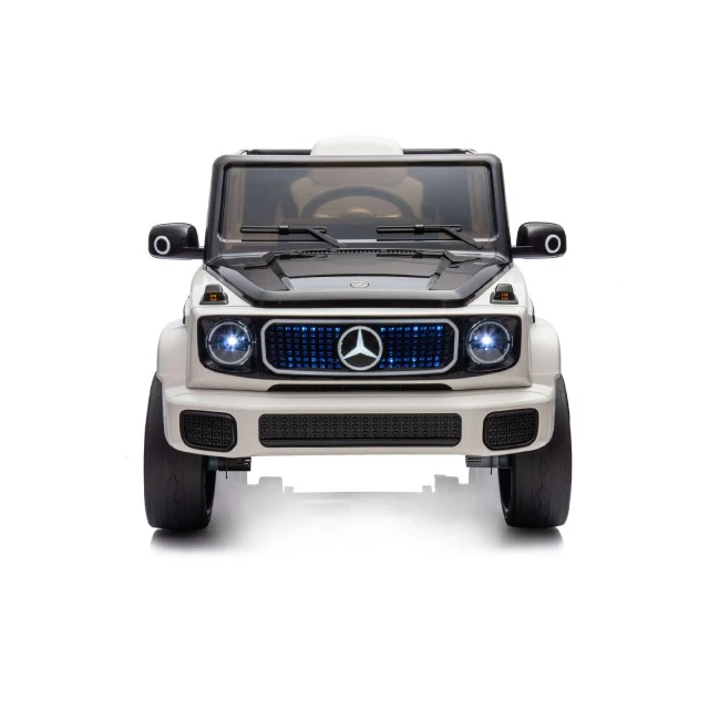 Ηλεκτροκίνητο τζιπ Mercedes EQG λευκό EVA, δερμάτινο