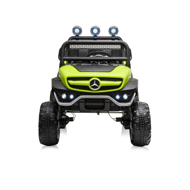 Ηλεκτροκίνητο τζιπ Mercedes UNIMOG πράσινο EVA, δερμάτινο