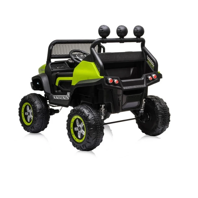 Ηλεκτροκίνητο τζιπ Mercedes UNIMOG πράσινο EVA, δερμάτινο