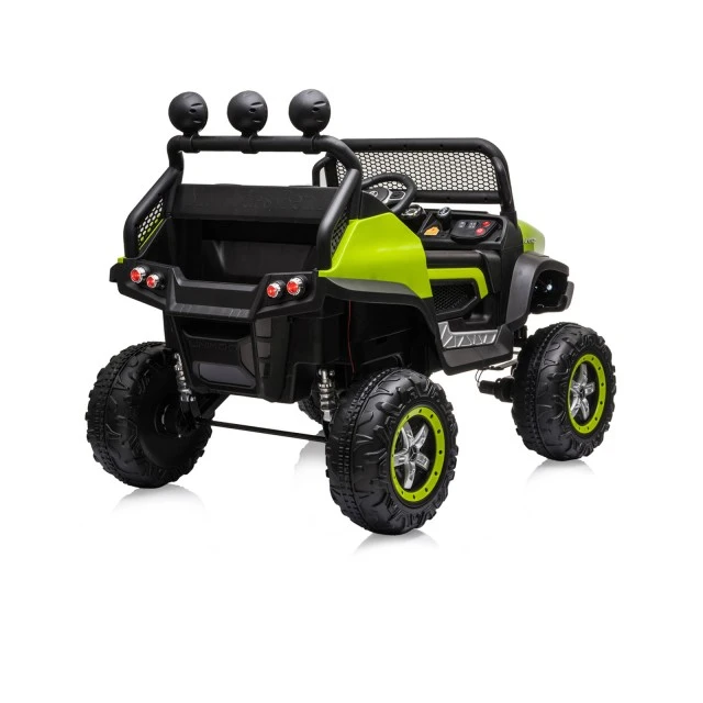 Ηλεκτροκίνητο τζιπ Mercedes UNIMOG πράσινο EVA, δερμάτινο